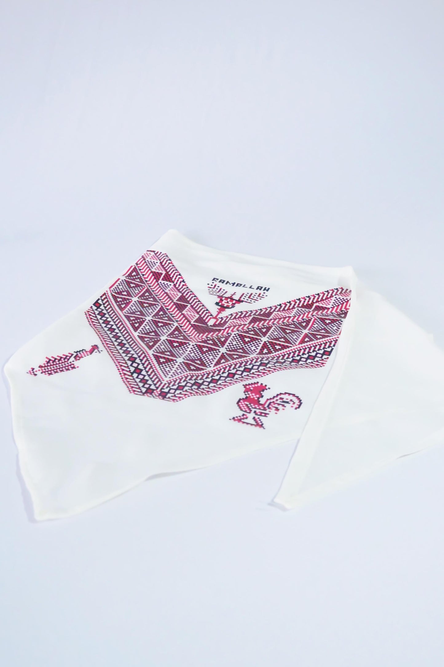 Ramallah Chiffon Bandana Pixel Art
