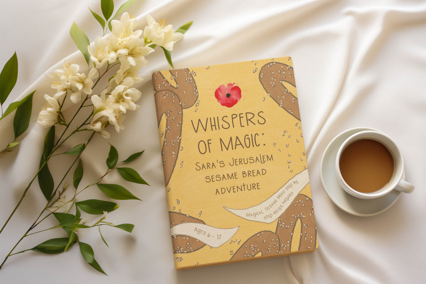 Whispers of Magic Children's Book, Sara's Jerusalem Sesame Bread Adventure: Magical Sesame bread step by step recipe included