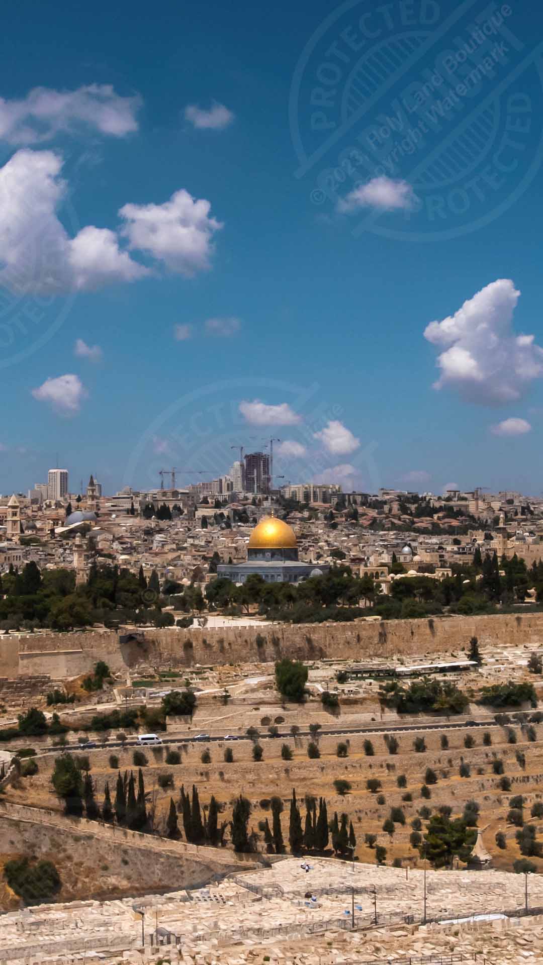 Jerusalem Old City Skyline