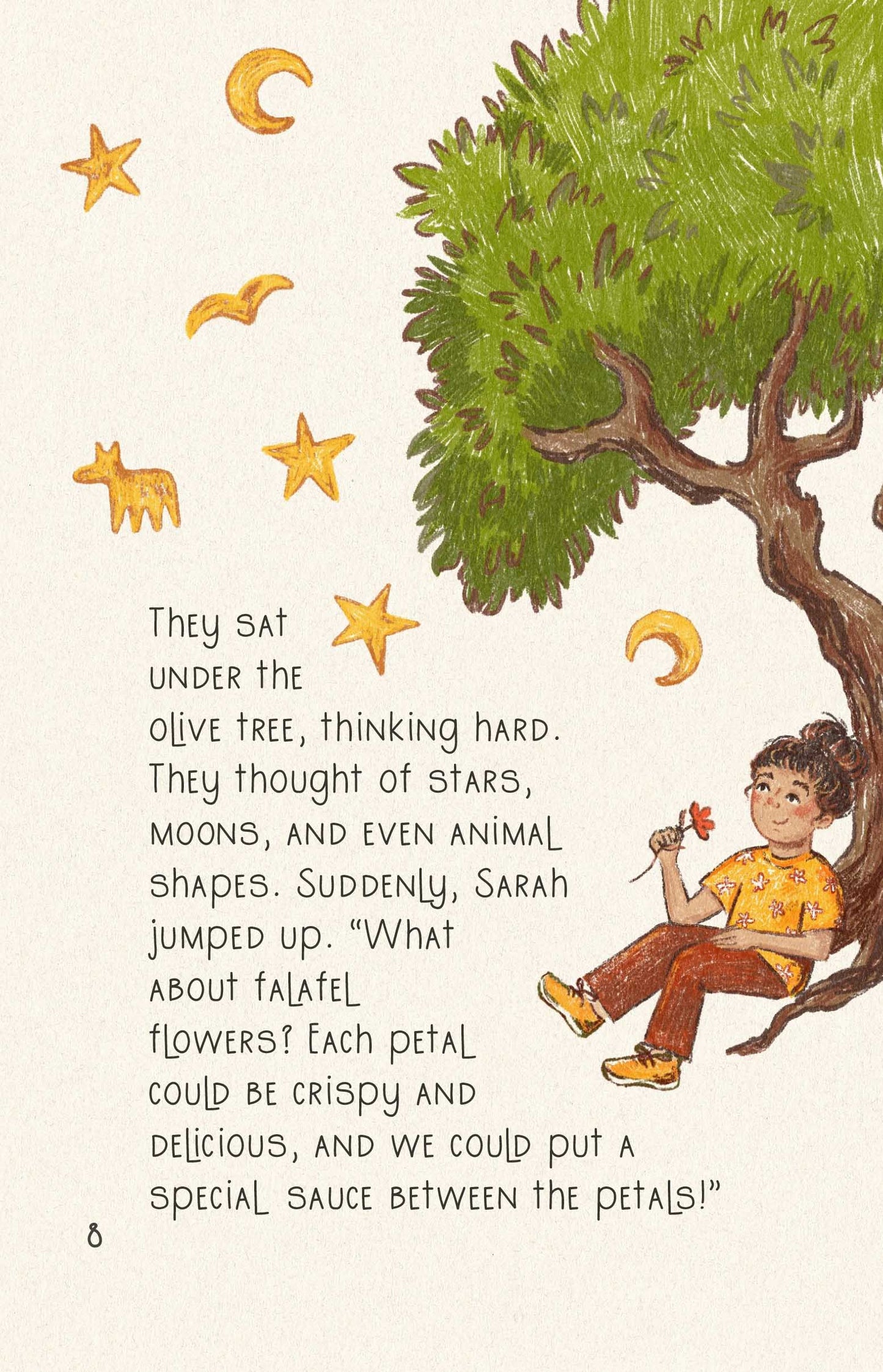 Falafel Flowers Children's Book, A Heartwarming Tale of Creativity, Friendship, and Never Giving Up, Recipe Included