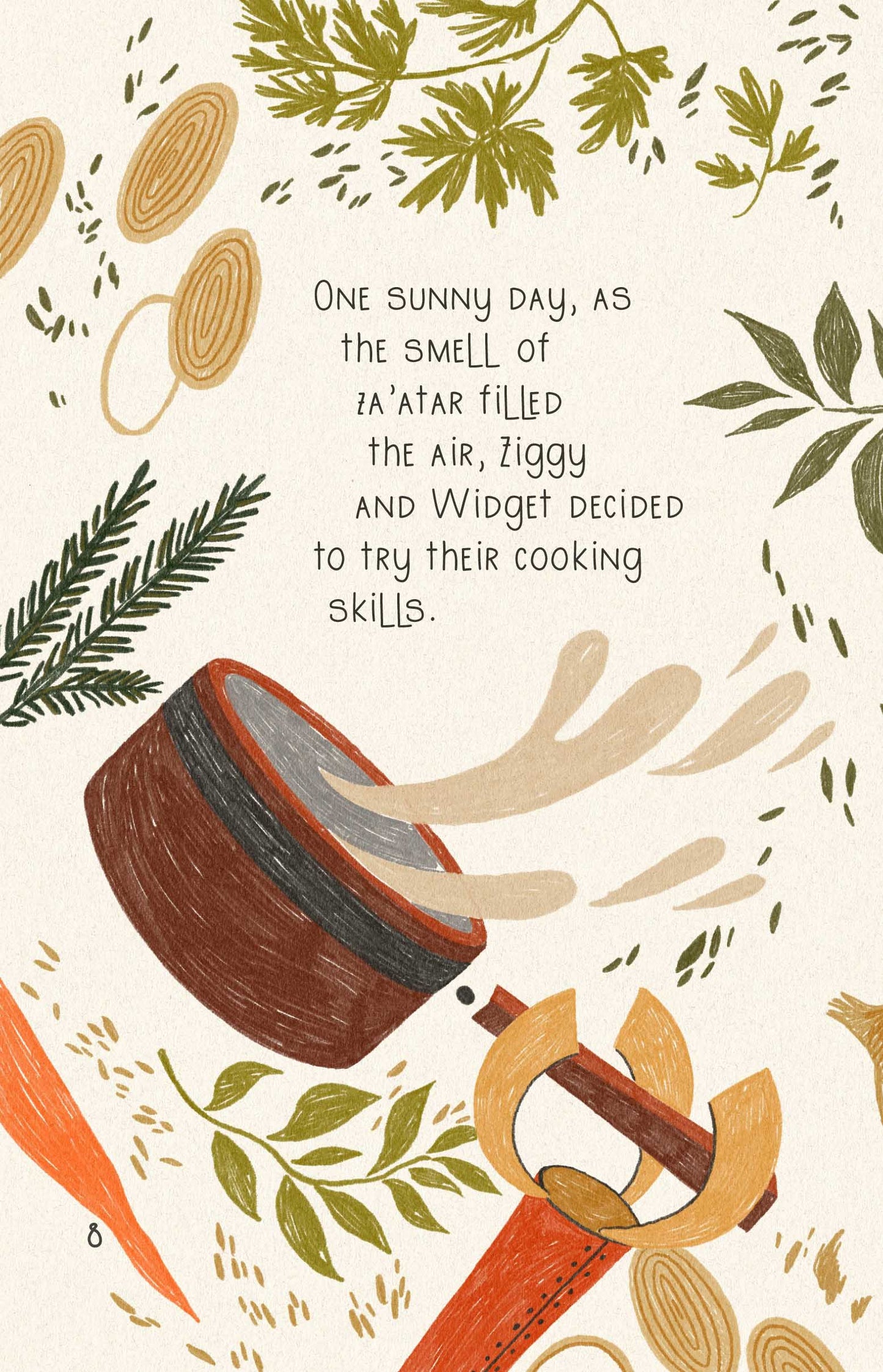 Ziggy & Widget The Clumsy Chefs Children's Book, Step by Step Jerusalem Jamboree Recipe Included