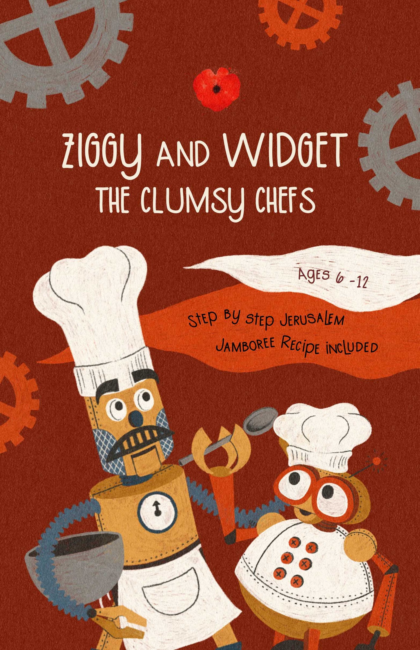 Ziggy & Widget The Clumsy Chefs Children's Book, Step by Step Jerusalem Jamboree Recipe Included