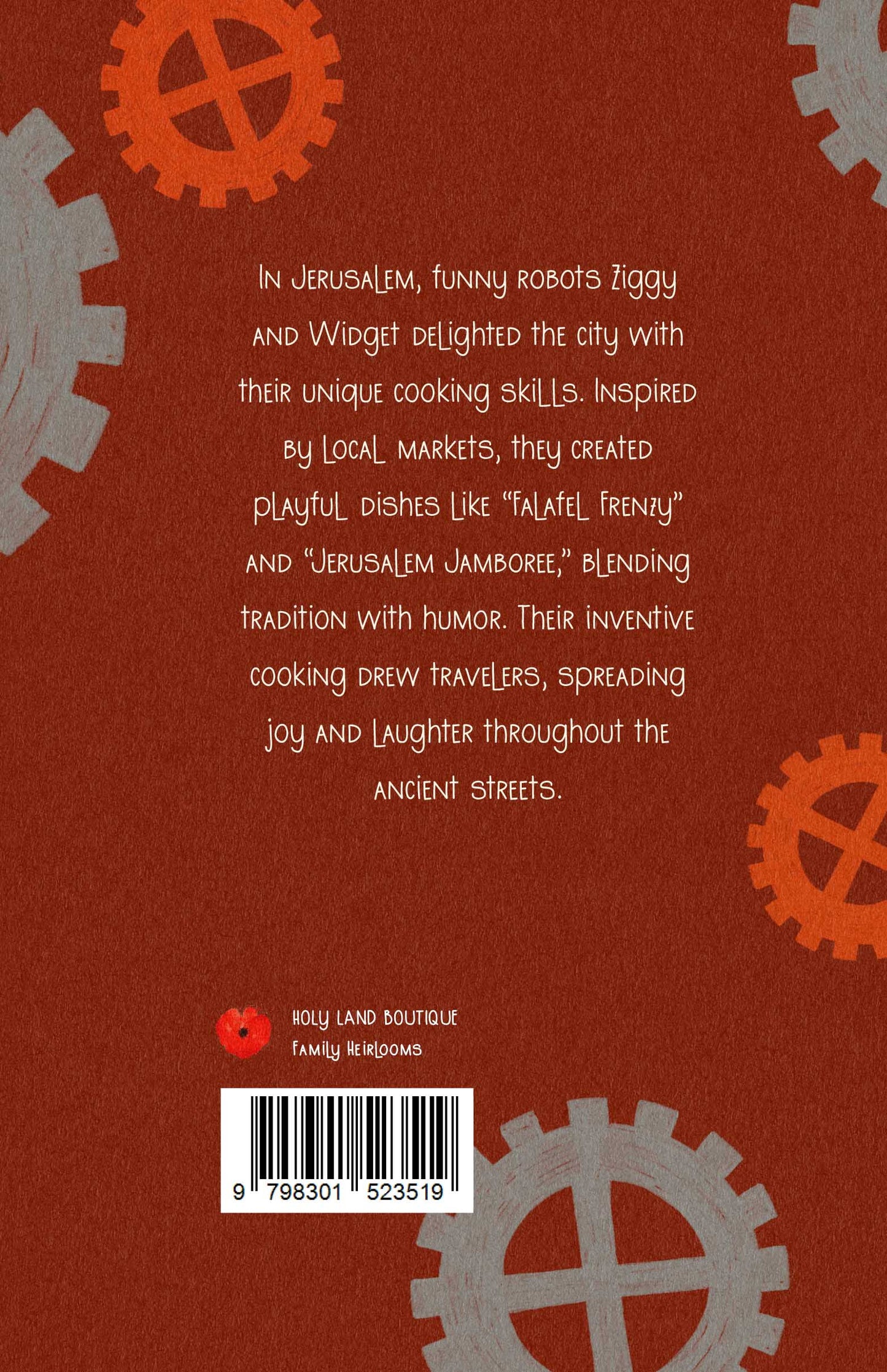 Ziggy & Widget The Clumsy Chefs Children's Book, Step by Step Jerusalem Jamboree Recipe Included