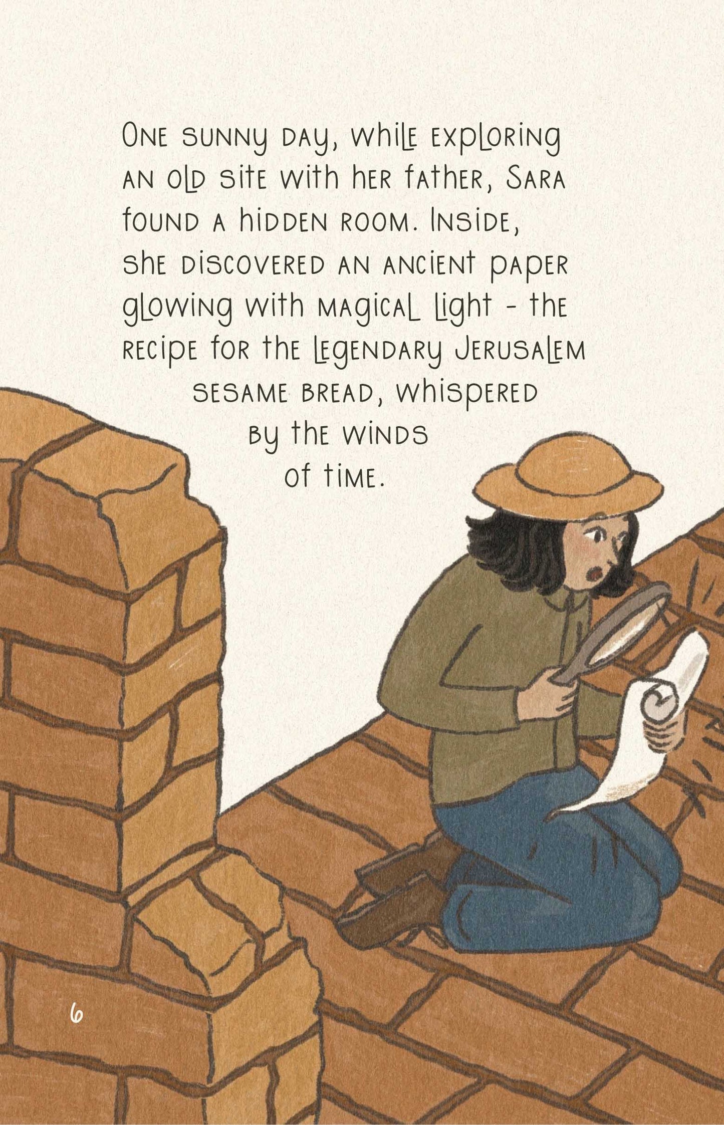 Whispers of Magic Children's Book, Sara's Jerusalem Sesame Bread Adventure: Magical Sesame bread step by step recipe included