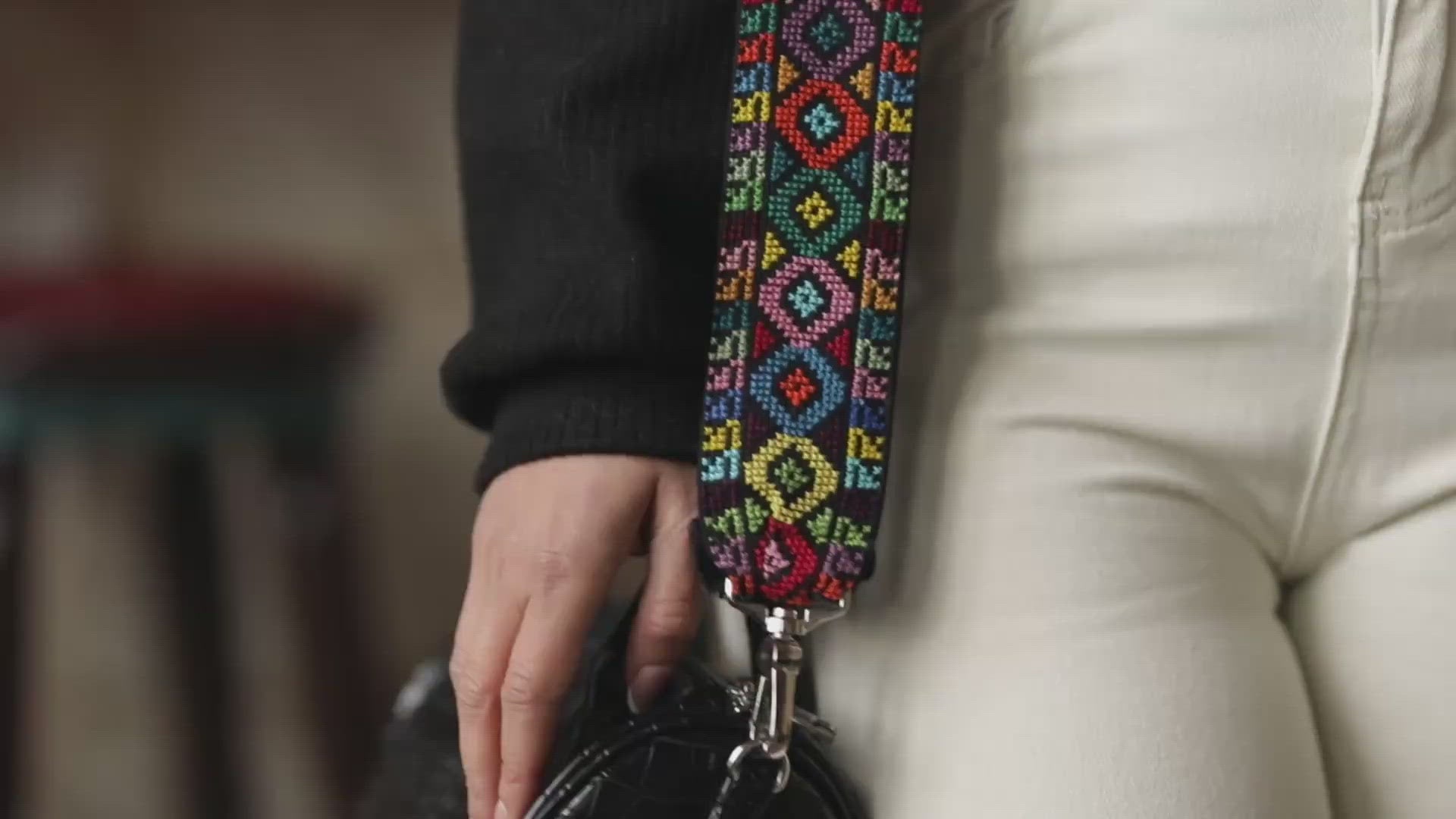 Mira's Embroidered Belt - Handmade