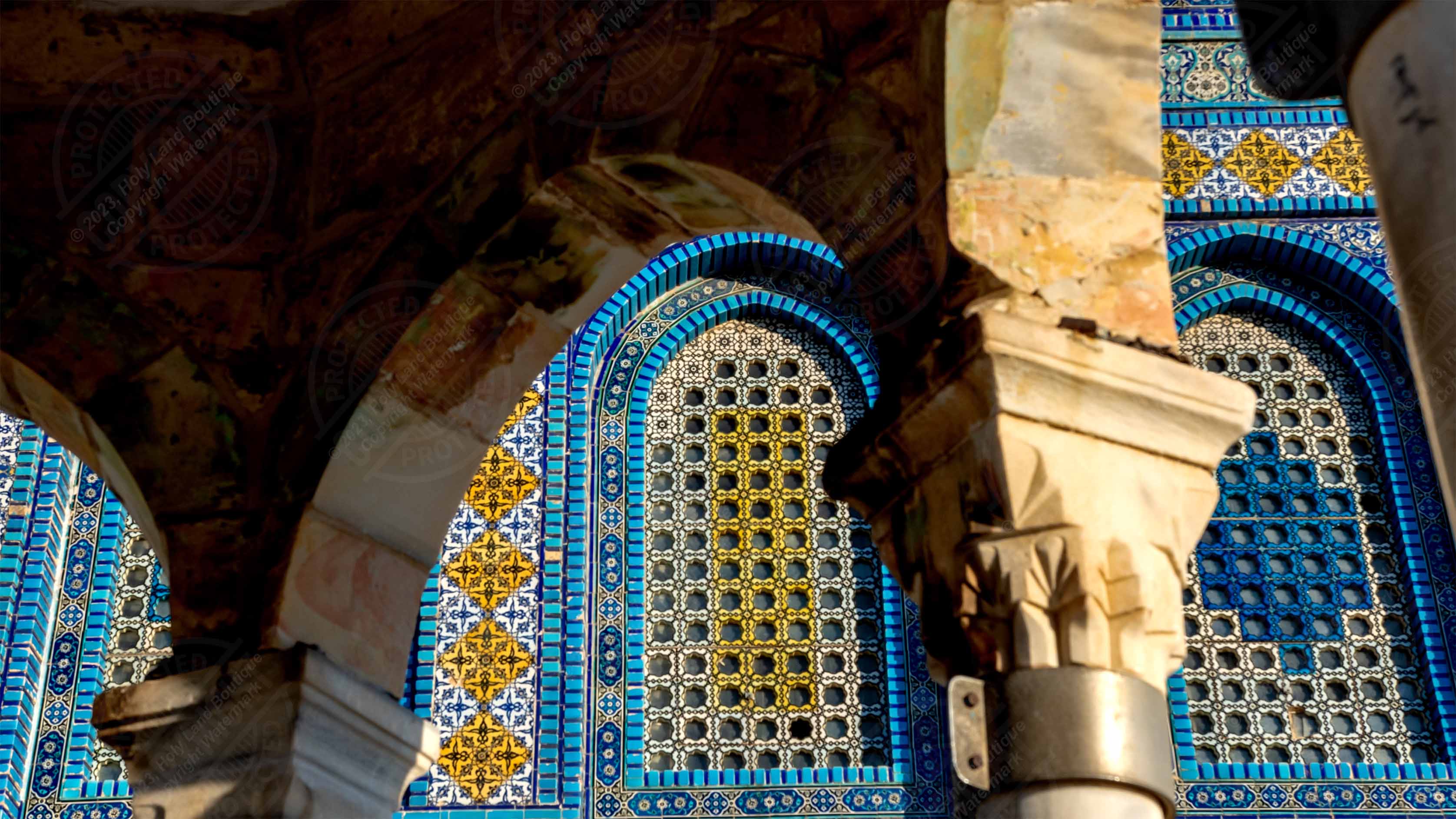 Dome Of The Rock Window