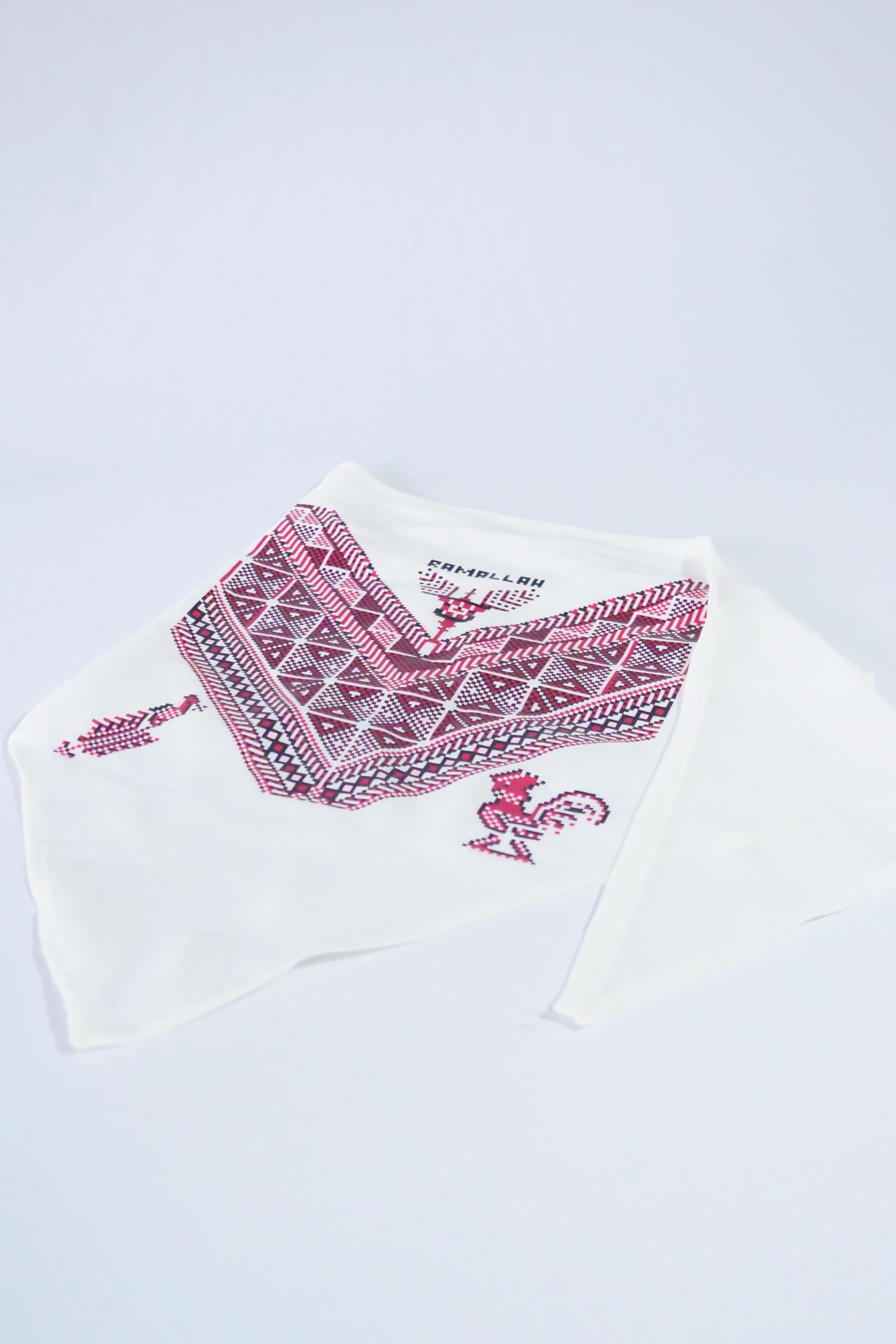 Ramallah Chiffon Bandana Pixel Art