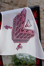 Load image into Gallery viewer, Ramallah Chiffon Bandana Pixel Art
