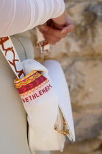 Load image into Gallery viewer, Bethlehem Chiffon Bandana Pixel Art
