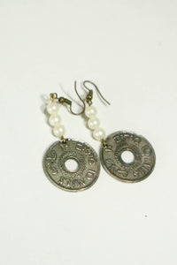 Archaeological Treasure Handmade Coin Earring