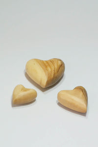 Forever Loved Olive Wood Hearts