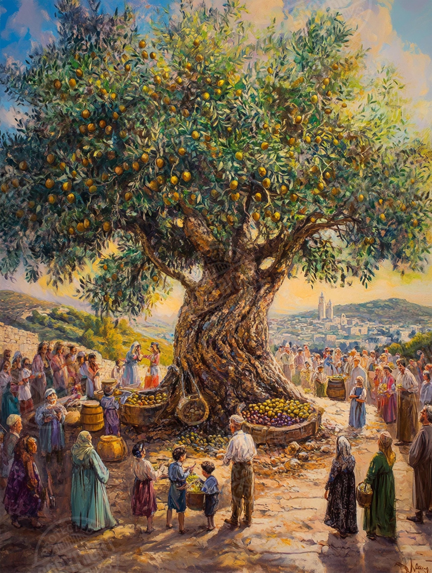 Lifecycle Of Olives Painting
