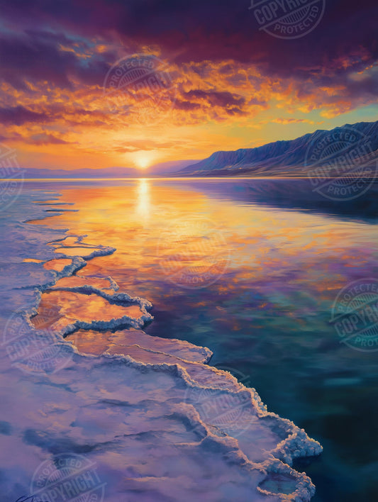 Sunset At The Dead Sea