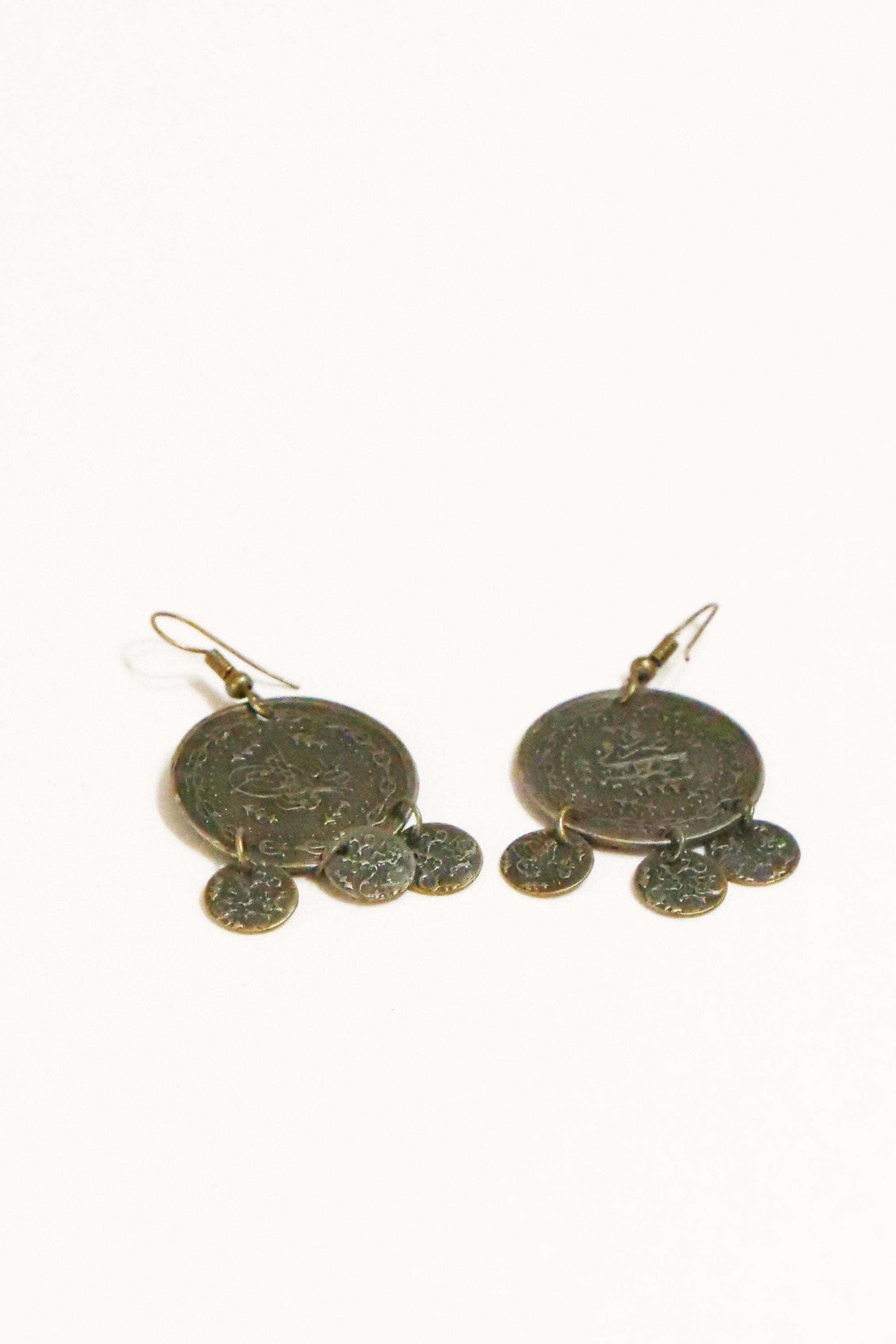 Vintage Classic Coin Earrings