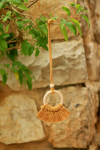 True Art Decorative Macrame Circle Hanger