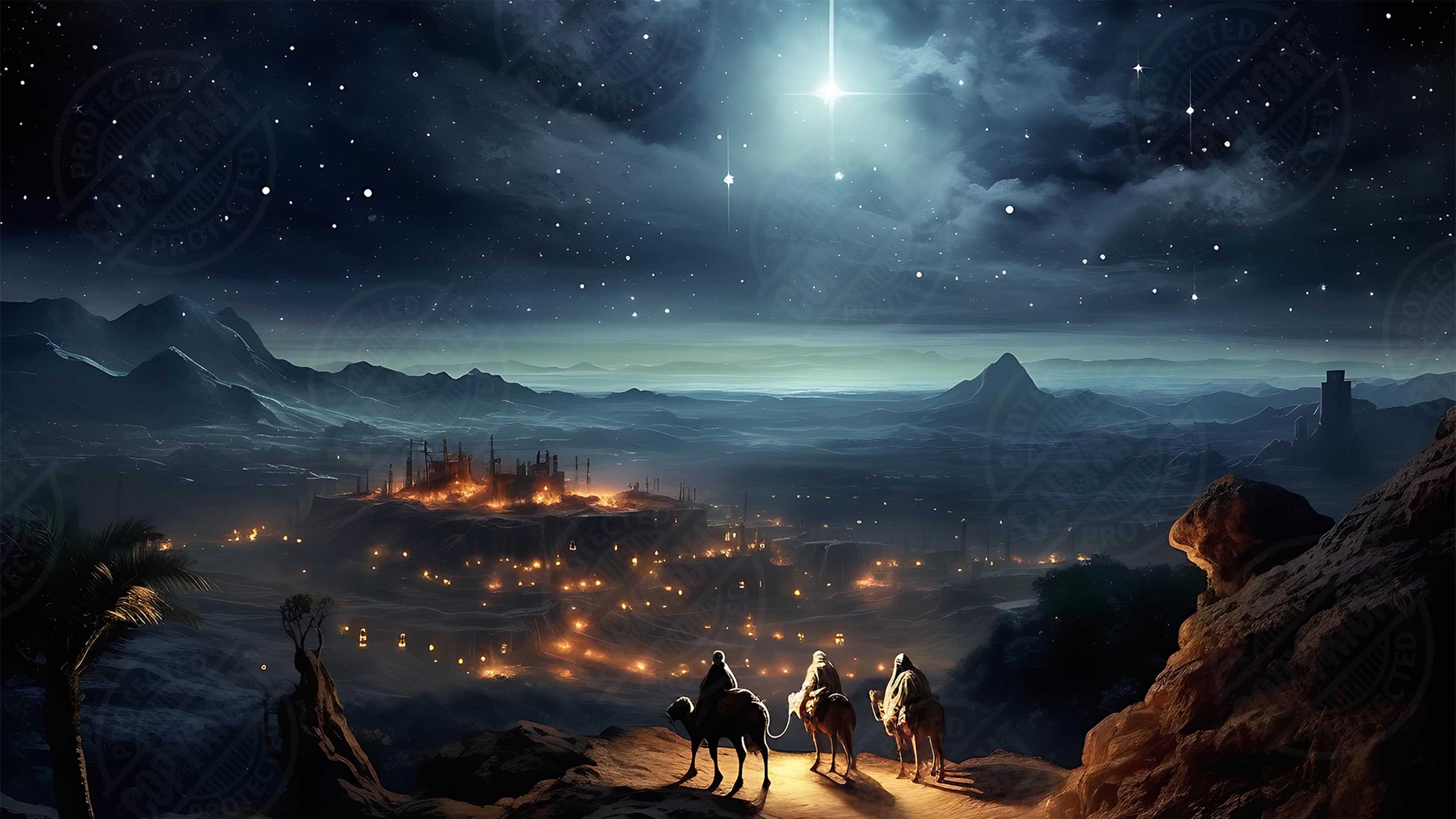Nativity Star Wallpaper