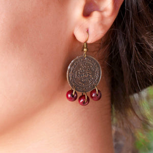 Ancient Allure Coin Earrings