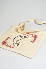 Load image into Gallery viewer, Unspoken Embroidered Tote Bag
