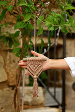 Load image into Gallery viewer, Essence Of Vintage Macrame Hanger
