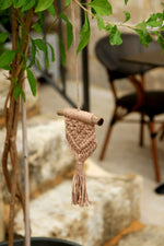 Load image into Gallery viewer, Essence Of Vintage Macrame Hanger
