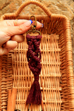 Load image into Gallery viewer, Macramé Weave Key Chain
