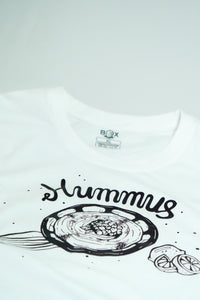 Hummus White Graphic Tee - One Size XL
