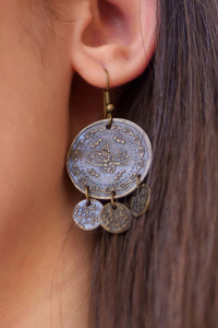 Vintage Classic Coin Earrings