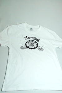 Hummus White Graphic Tee - One Size XL