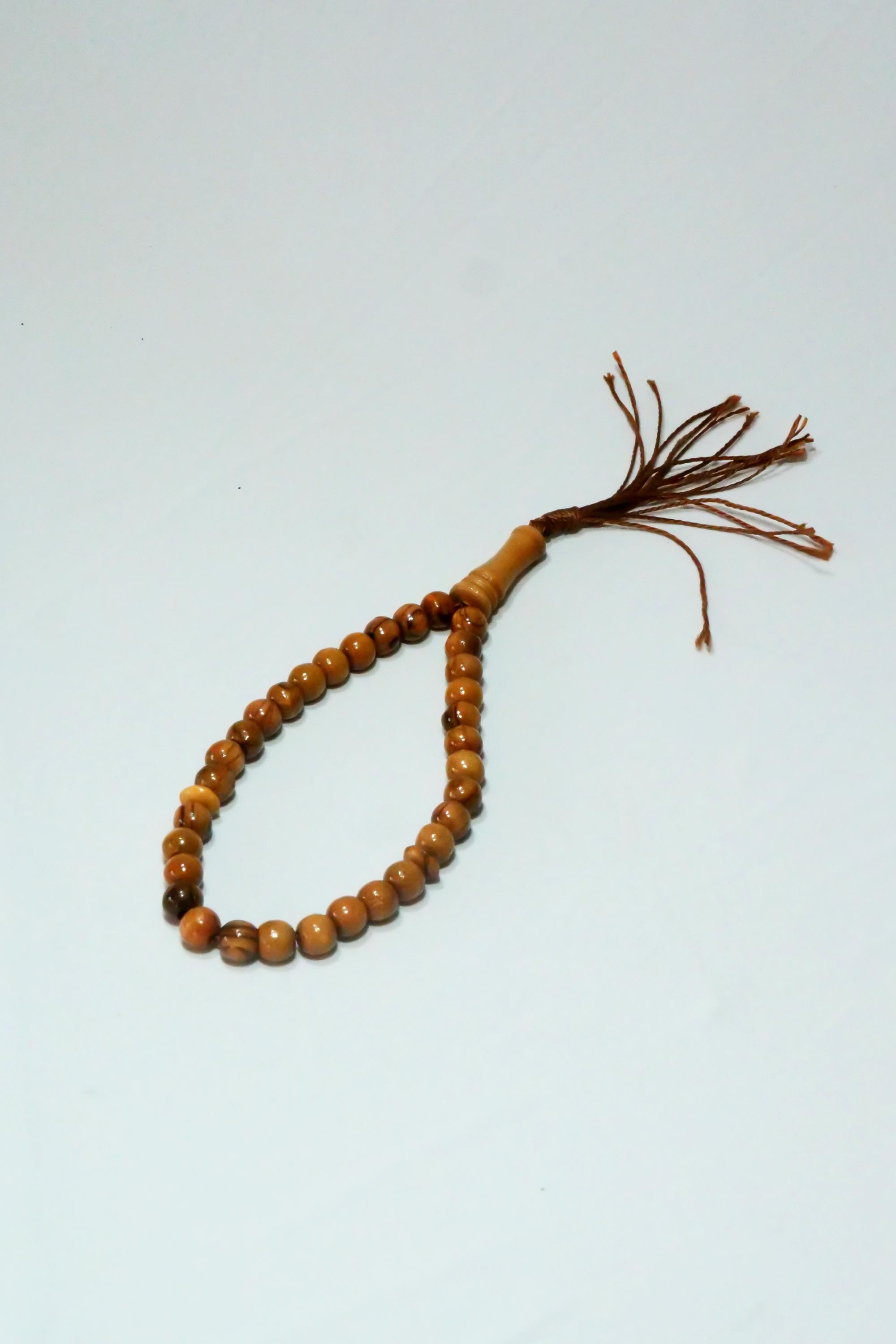 Spiritual Wave Islamic Olive Wood Rosary