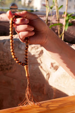 Load image into Gallery viewer, Spiritual Wave Islamic Olive Wood Rosary
