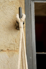 Load image into Gallery viewer, Old School Macramé Fringe Plant Hanger
