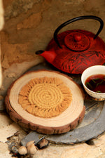 Load image into Gallery viewer, Wild River Art Of Macrame Coaster
