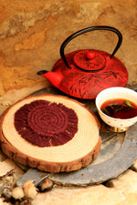 Load image into Gallery viewer, Wild River Art Of Macrame Coaster
