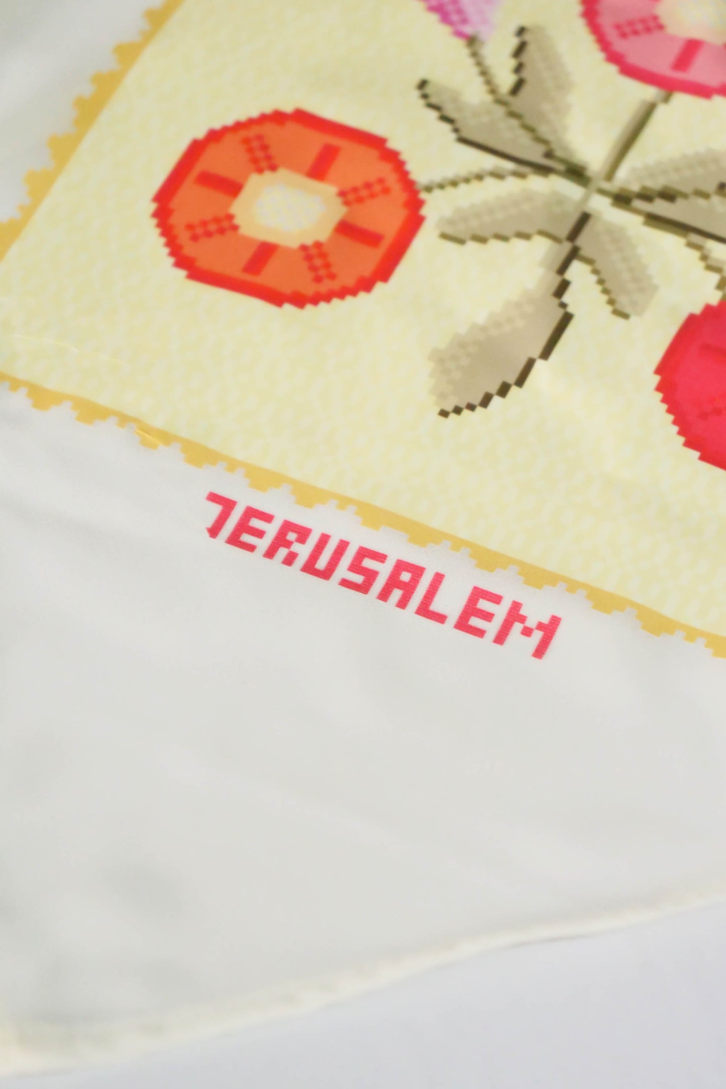 Jerusalem Chiffon Bandana Pixel Art