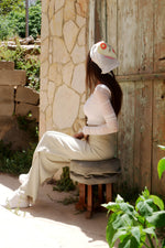 Load image into Gallery viewer, Jerusalem Chiffon Bandana Pixel Art
