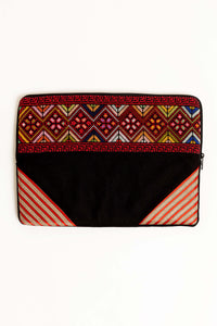 Hania Embroidered And Padded Laptop Bag