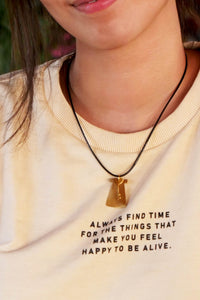 Key To Life Handmade Brass Necklace