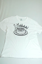 Load image into Gallery viewer, Makloubeh White Graphic Tee - One Size XL
