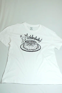Makloubeh White Graphic Tee - One Size XL