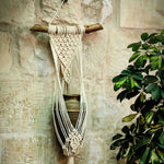 Load image into Gallery viewer, Fond Lily Macrame Plant/Pot Hange
