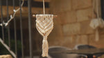 Load and play video in Gallery viewer, Essence Of Vintage Macrame Hanger
