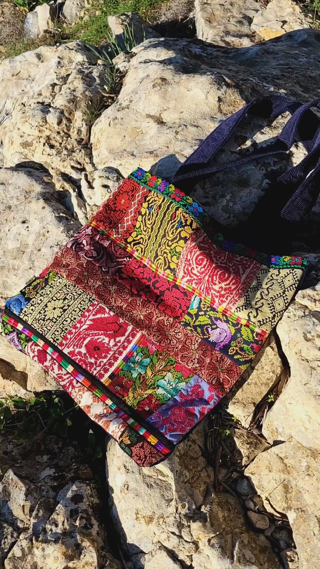 Aliyah Patch Work Tote Bag