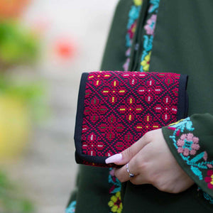Kaya Makeup Embroidered Purse