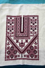 Load image into Gallery viewer, Custom Order - Ramallah Chest Panel Hand Embroidered Jeans Jacket
