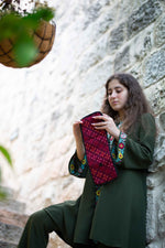 Load image into Gallery viewer, Kaya Makeup Embroidered Purse
