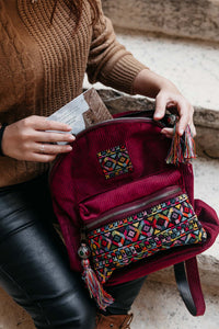 Mary of Nazareth Corduroy Backpack