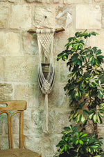 Load image into Gallery viewer, Fond Lily Macrame Plant/Pot Hange
