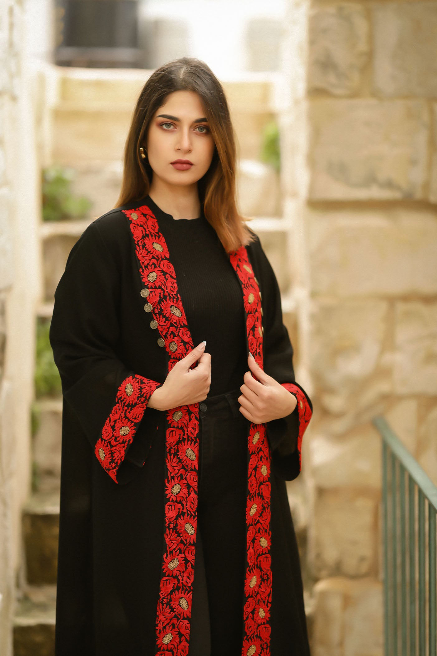 Maia's Embroidered Cape