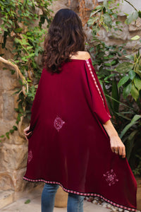 Lola Off-shoulder High-low Top